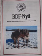 BDF Nytt, Bohuslän Dals Fjordhästförenings medlemsblad